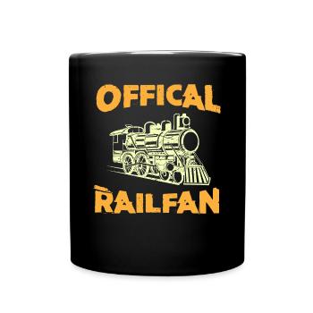 Railway Ladder, Railway Railfan - Full Colour Mug - black - Front
