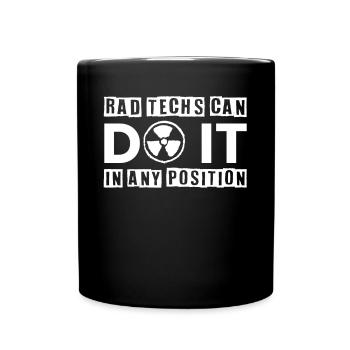 Radiology, radiologist, radiological technologist - Full Colour Mug - black - Front