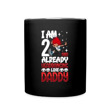 I'm 2 - Girl Rocker - Full Colour Mug - black - Front