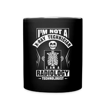 Technologie RAD, radiologue - Mug uni - noir - Devant