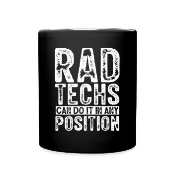 Technologie RAD, radiologue - Mug uni - noir - Devant