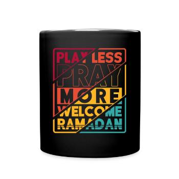 Ramadan, cadeaux du Ramadan, fêtes musulmanes - Mug uni - noir - Devant