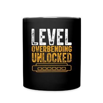 Harmonica player, Unny harmonica - Full Colour Mug - black - Front