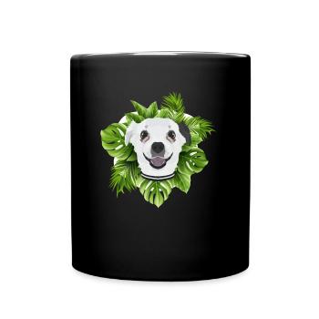 Tropical Chihuahua - Full Colour Mug - black - Front