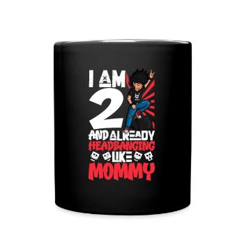 I'm 2 - Young Rocker - Full Colour Mug - black - Front