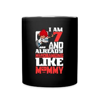 I' - Girl Rocker - Full Colour Mug - black - Front