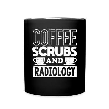 Radiologie, Radiologe - Tasse einfarbig - Schwarz - Vorne