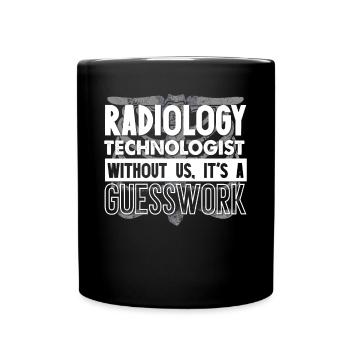 Radiologie, Radiologe - Tasse einfarbig - Schwarz - Vorne