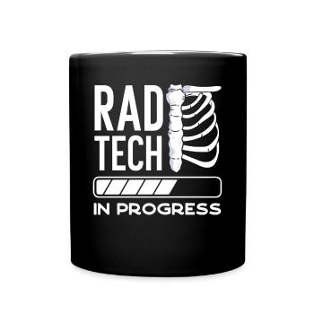 Radiologie, Radiologe - Tasse einfarbig - Schwarz - Vorne