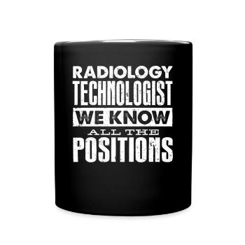 Radiologie, Radiologe - Tasse einfarbig - Schwarz - Vorne