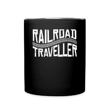 Railway, locomotive - Full Colour Mug - black - Front