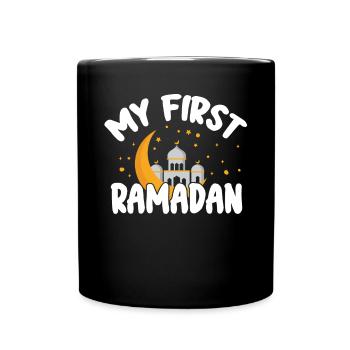 Célébration du Ramadan, fête musulmane - Mug uni - noir - Devant