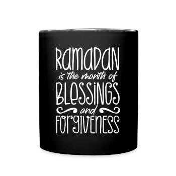 Célébration du Ramadan, fête musulmane - Mug uni - noir - Devant