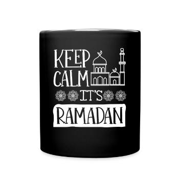 Célébration du Ramadan, fête musulmane - Mug uni - noir - Devant