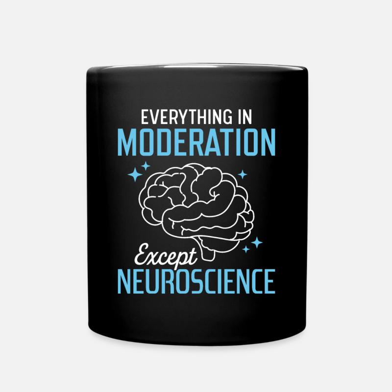 Neurowissenschaften - Tasse einfarbig - Schwarz