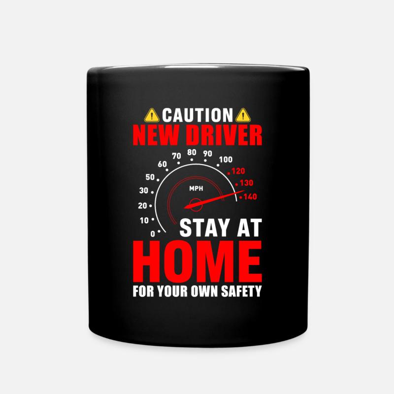 Führerschein - Tasse einfarbig - Schwarz