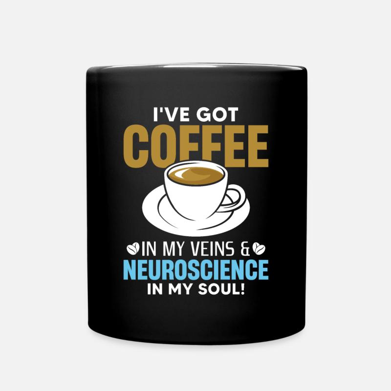 Neurowissenschaften - Tasse einfarbig - Schwarz