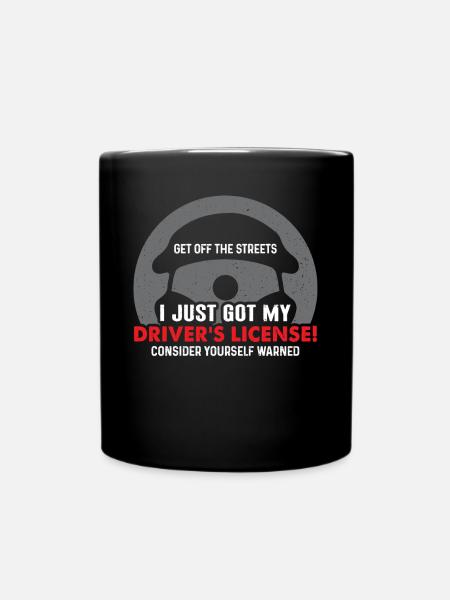 Permis de conduire - Mug uni - noir