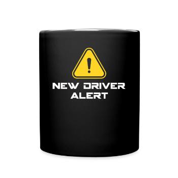 Permis de conduire - Mug uni - noir - Devant