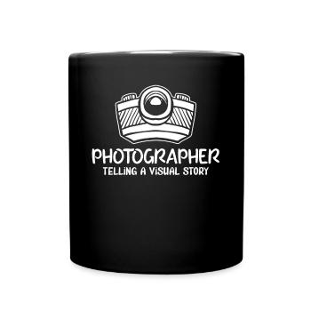 Photographer, Photography - Full Colour Mug - black - Front