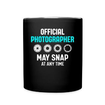 Photographer, Photography - Full Colour Mug - black - Front