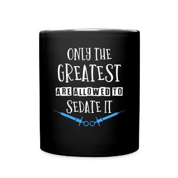 Anesthesiologist, Anesthesiology - Full Colour Mug - black - Front
