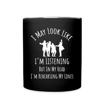 Broadway, Comédie musicale, Théâtre - Mug uni - noir - Devant
