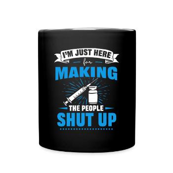 Anesthésie, anesthésiste - Mug uni - noir - Devant
