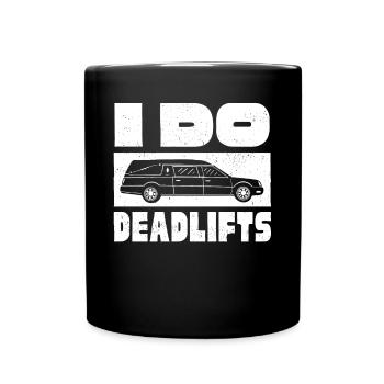 Corpse Keepers, Undertakers, Funeral Homes - Full Colour Mug - black - Front