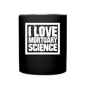 Gardiens de cadavres, pompes funèbres, salons funéraires - Mug uni - noir - Devant