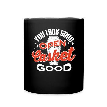 Corpse Keepers, Undertakers, Funeral Homes - Full Colour Mug - black - Front