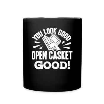 Corpse Keepers, Undertakers, Funeral Homes - Full Colour Mug - black - Front