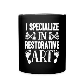 Gardiens de cadavres, pompes funèbres, salons funéraires - Mug uni - noir - Devant