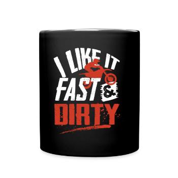 Motocross bikers - Full Colour Mug - black - Front