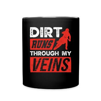 Motards de motocross - Mug uni - noir - Devant