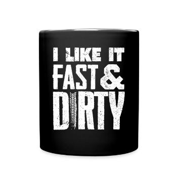 Motocross bikers - Full Colour Mug - black - Front