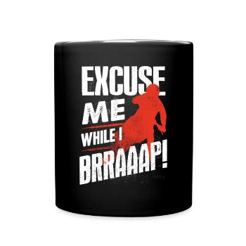 Motocross bikers - Full Colour Mug - black - Front