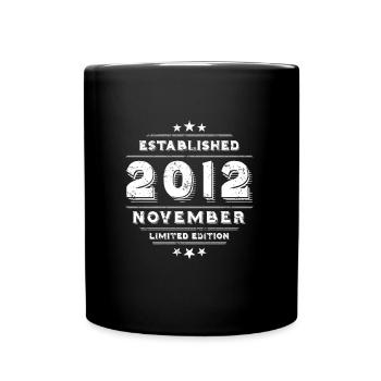 Birthday in November 2012 - November - Full Colour Mug - black - Front