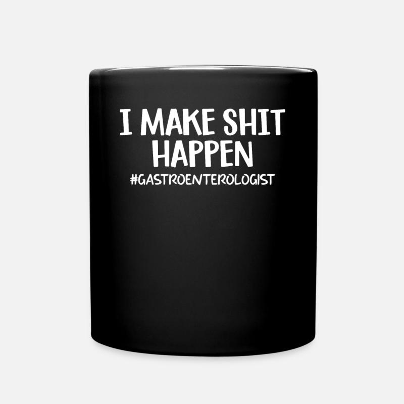 Gastroenterologie, Gastroenterologe - Tasse einfarbig - Schwarz