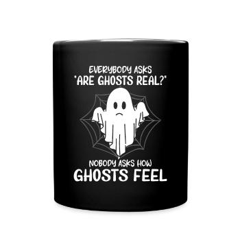 Ghost hunters, ghosts, ghosts, ghost hunting - Full Colour Mug - black - Front