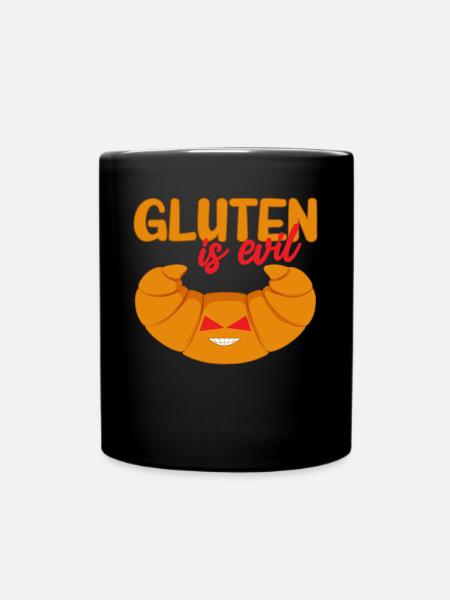 Allergie au gluten, sans gluten - Mug uni - noir