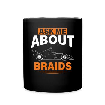 Course de voitures à sous, Voitures miniatures - Mug uni - noir - Devant