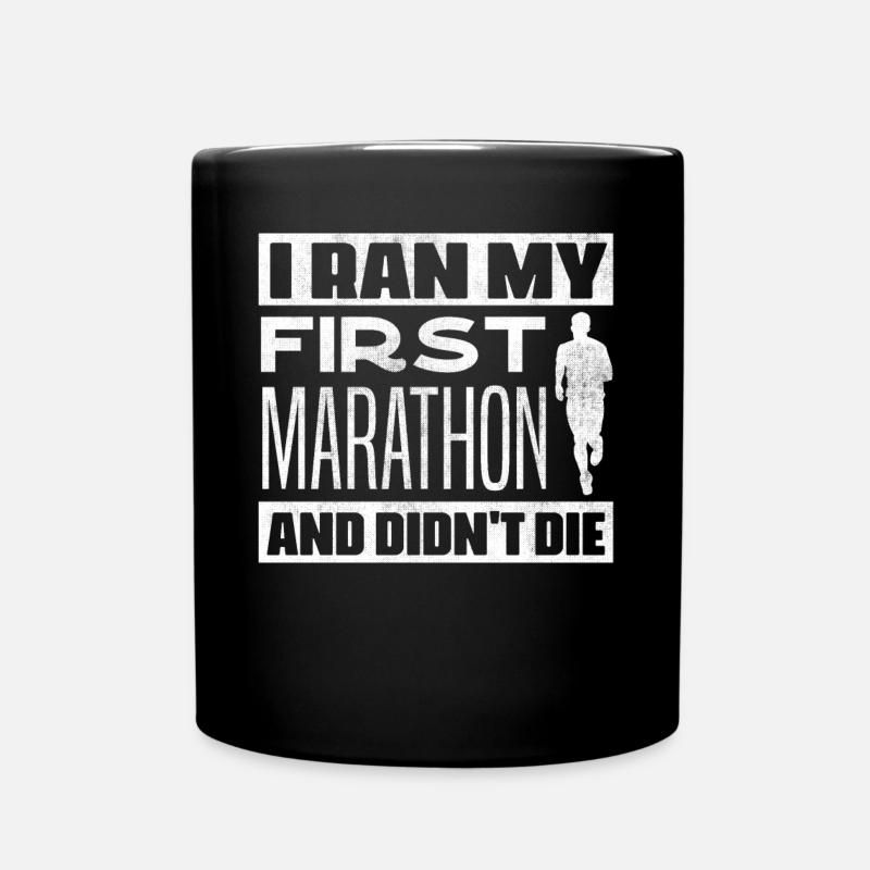 Marathonien - Mug uni - noir