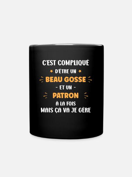 patron - Mug uni - noir