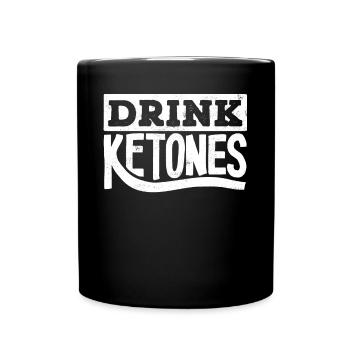 Keto diet, carbohydrate-free diet, keto - Full Colour Mug - black - Front