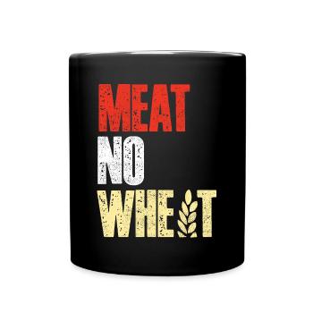 Keto diet, carbohydrate-free diet, keto - Full Colour Mug - black - Front