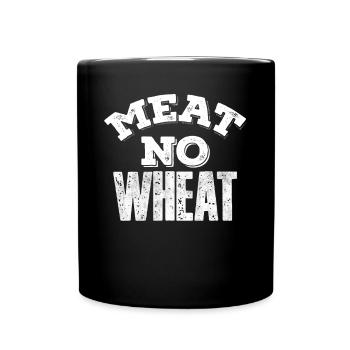 Keto diet, carbohydrate-free diet, keto - Full Colour Mug - black - Front