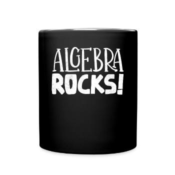 Algebra, Analysis, Science, Mathematics - Full Colour Mug - black - Front