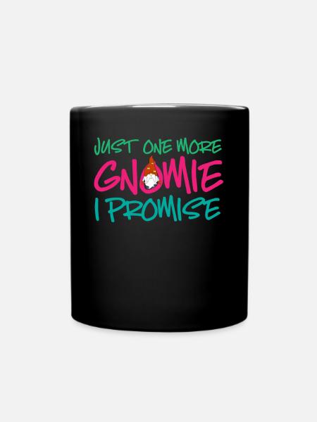 Gnome - Gnomsammeln - Gnome -Sammler - Tasse einfarbig - Schwarz