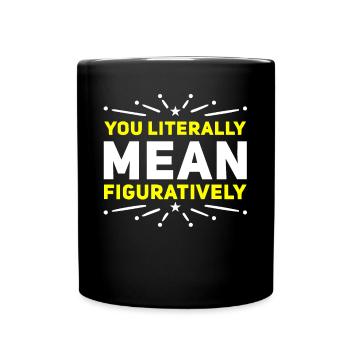 Grammar Police - English Teacher - Full Colour Mug - black - Front